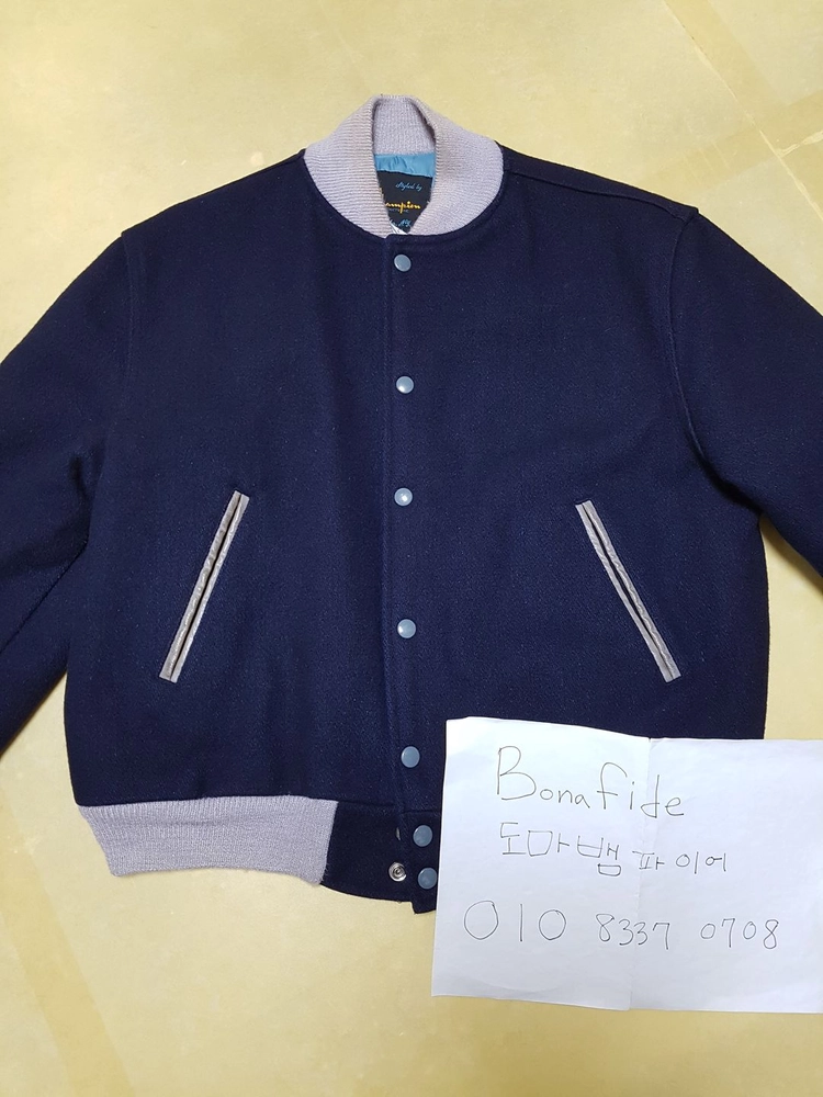 [L] 70년대 빈티지 챔피온 바시티 자켓 MADE IN U.S.A. 이미지