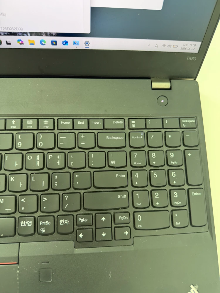 레노버 ThinkPad T580 i7 / 8GB / SSD 256GB / MX150 이미지