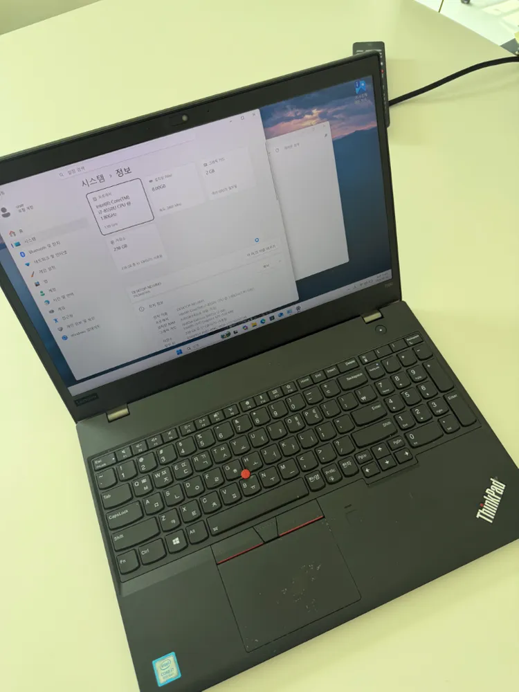 레노버 ThinkPad T580 i7 / 8GB / SSD 256GB / MX150 이미지