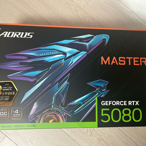 RTX 5080 그래픽카드 어로스 마스터 이미지