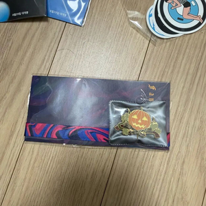 영화 팡파레 뱃지 할로윈 호박 뱃지 임화영 독립영화 굿즈 이미지