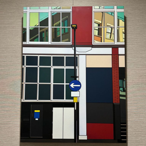 모듈러 건물 액자 그림 이미지