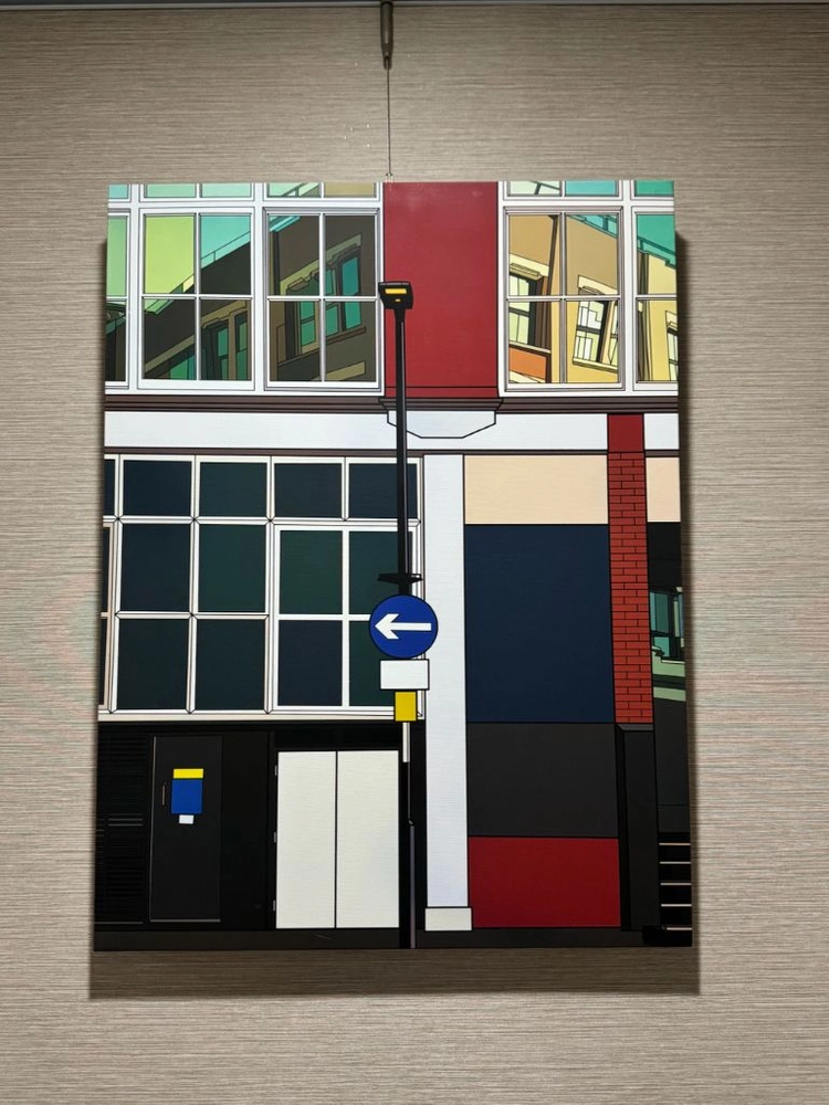 모듈러 건물 액자 그림 이미지
