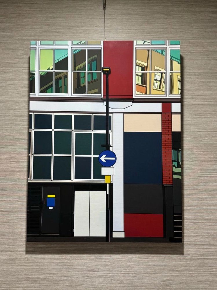 모듈러 건물 액자 그림 이미지