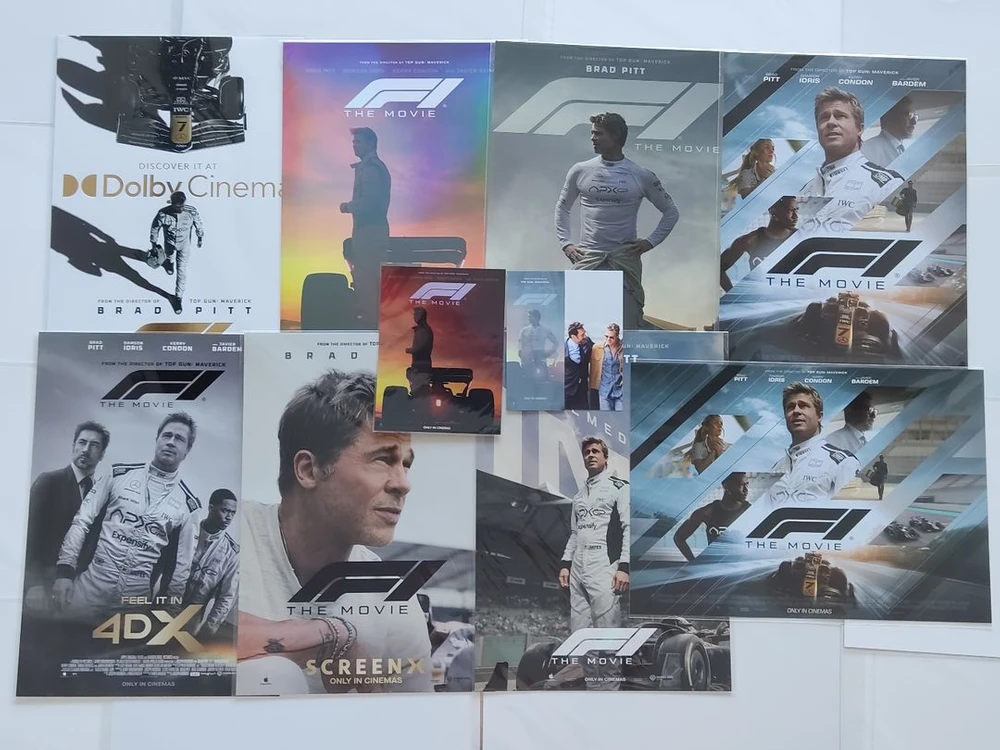 F1 더 무비 아이맥스 4DX 돌비 포스터 TTT 아트카드 - 안심되는 중고거래