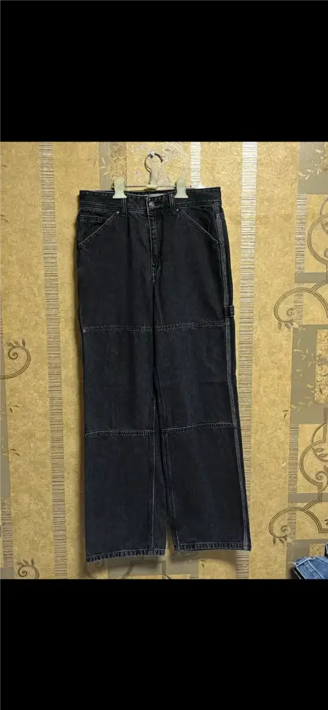 (Sold out) 메종미네드 블랙 카펜터 데님 팬츠 30 이미지