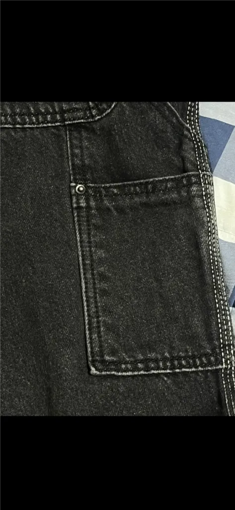 (Sold out) 메종미네드 블랙 카펜터 데님 팬츠 30 이미지