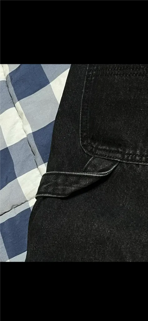 (Sold out) 메종미네드 블랙 카펜터 데님 팬츠 30 이미지
