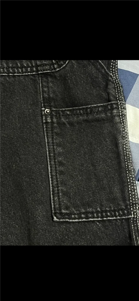 (Sold out) 메종미네드 블랙 카펜터 데님 팬츠 30 이미지