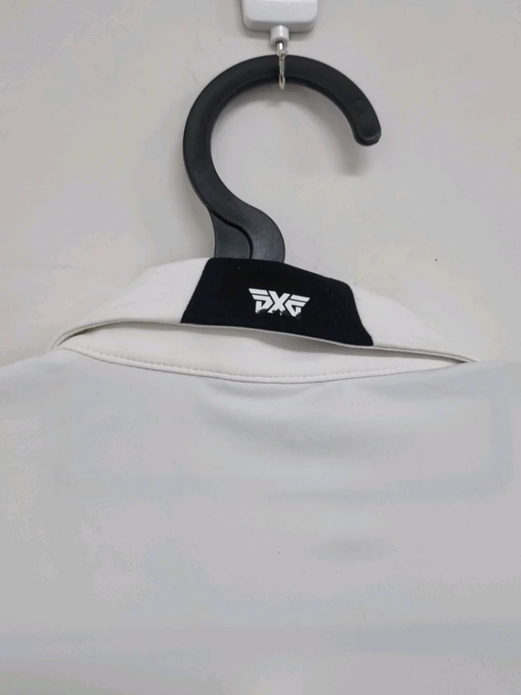 PXG 여성 골프 카라 긴팔 티셔츠 화이트 95(M) 이미지