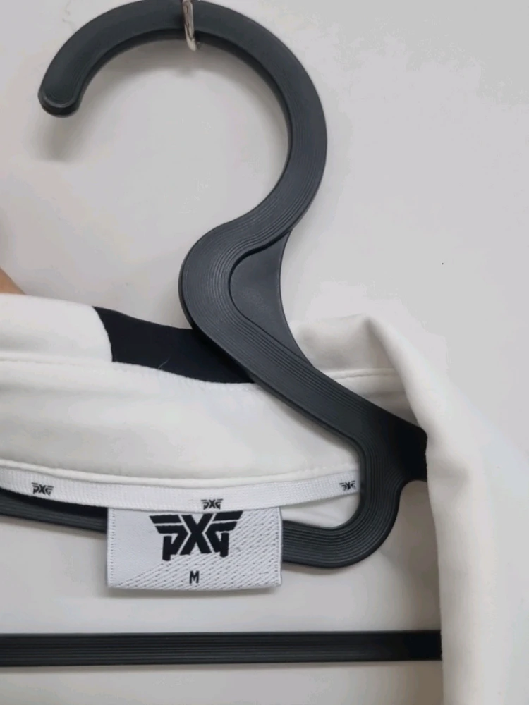 PXG 여성 골프 카라 긴팔 티셔츠 화이트 95(M) 이미지
