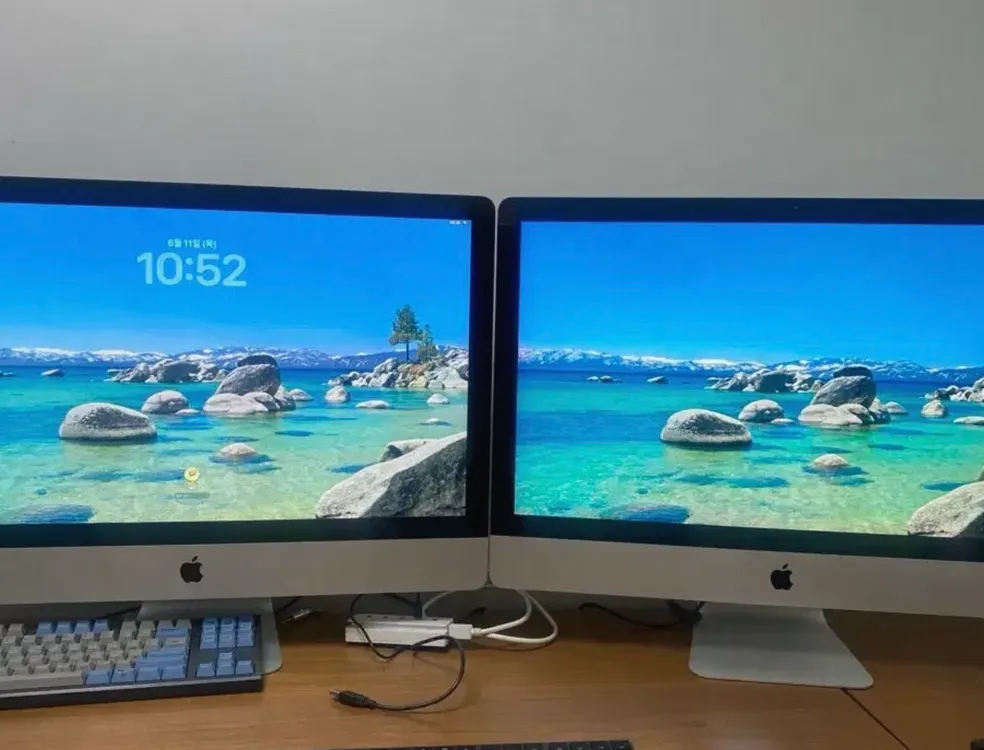 아이맥 최고사양 27인치 5K 2020 + 40gb + 아이맥 모니터 이미지
