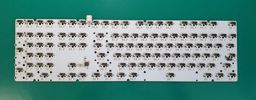 FAve10xH(핫스왑)_풀배열 키보드 기판 PCB 이미지