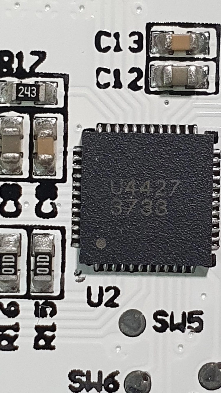 FAve10xH(핫스왑)_풀배열 키보드 기판 PCB 이미지