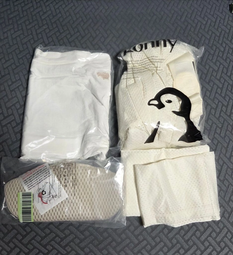 코니 아기띠 플렉스 에어매쉬 크림 m~4XL 개봉 새제품(박스낡음) 이미지