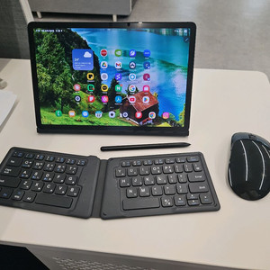 갤럭시탭 s9 5g 128gb + 512GB(sd) 태블릿 + 키보드 세트 이미지