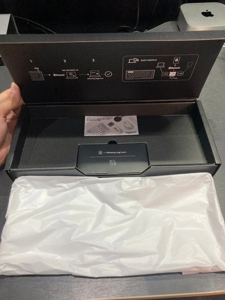 로지텍 MX Mechanical Mini for Mac 갈축 이미지