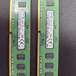 삼성 DDR3L 8GB RAM 메모리 2개 세트 8GB 2Rx8 PC3L-12800U-11-13-B1 이미지