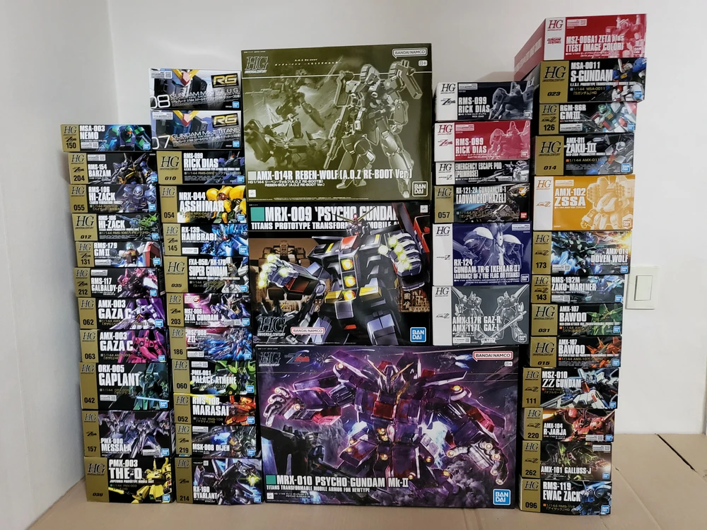 [건담] HGUC/RG등급 우주세기 건프라 한정판포함 여러가지 팝니다 이미지
