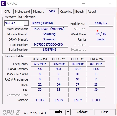 DDR3 메모리 4GB 3개 세트 이미지