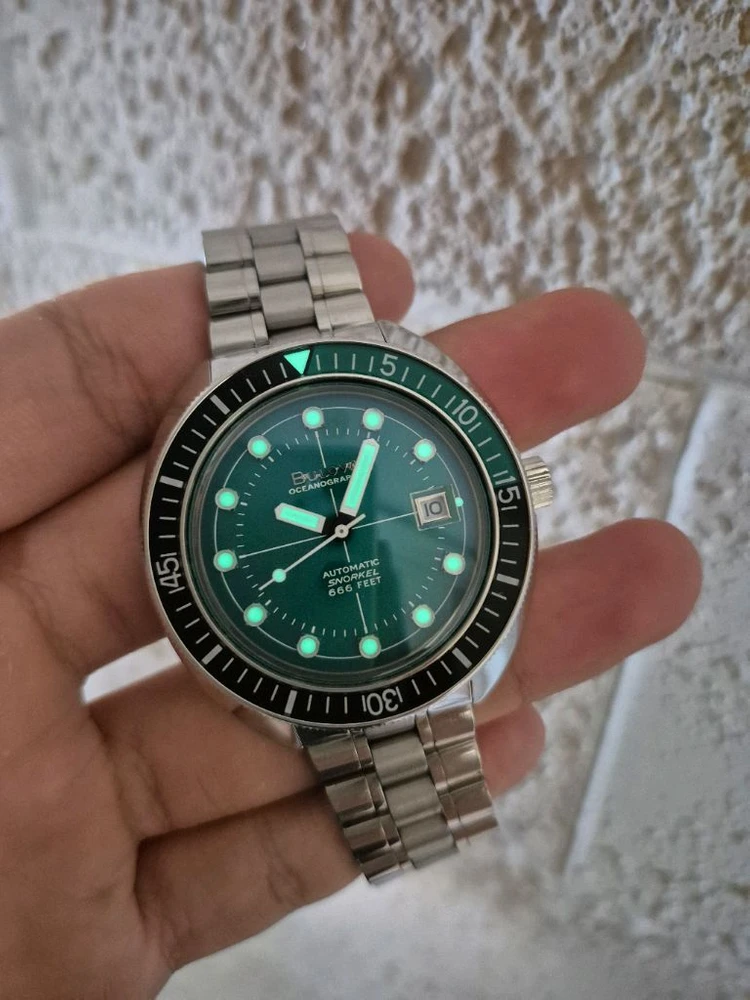 Bulova 부로바 오셔노그래퍼 데빌다이버 96B322 오토매틱 666ft 풀박 다이버워치 시계 이미지
