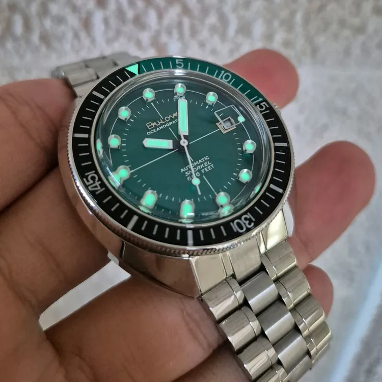 Bulova 부로바 오셔노그래퍼 데빌다이버 96B322 오토매틱 666ft 풀박 다이버워치 시계 이미지