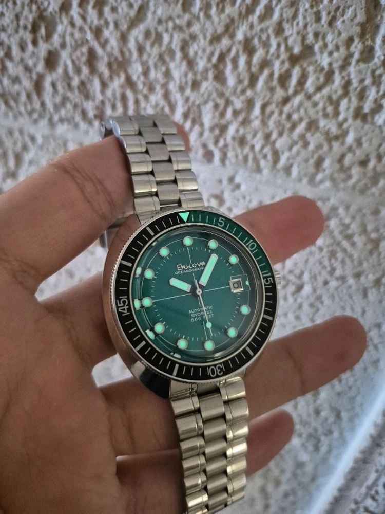 Bulova 부로바 오셔노그래퍼 데빌다이버 96B322 오토매틱 666ft 풀박 다이버워치 시계 이미지