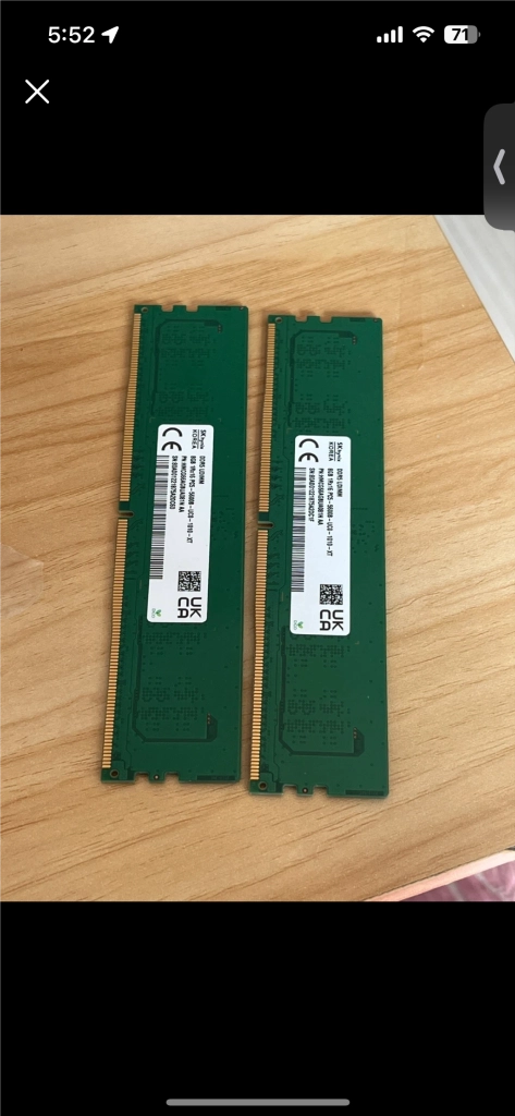 오늘까지만 ddr5 8gb 5600 1장 이미지