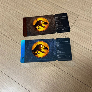 쥬라기월드 도미니언 스페셜티켓 오리지널티켓필름마크4dx포스터 주라기월드 이미지