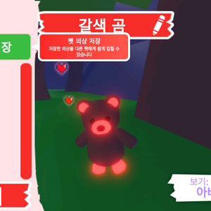 입양하세요 펫 메가네온 갈색 곰(메불곰) 판매합니다 이미지