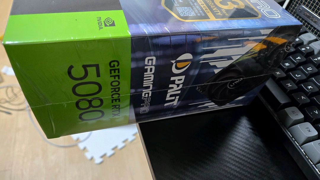 [울산 미개봉] PALIT 지포스 RTX 5080 GAMINGPRO D7 16GB 이엠텍 이미지