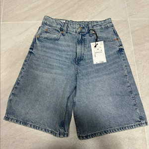 (새상품) ZARA 키즈 여아 데님 버뮤다 팬츠 148cm 이미지