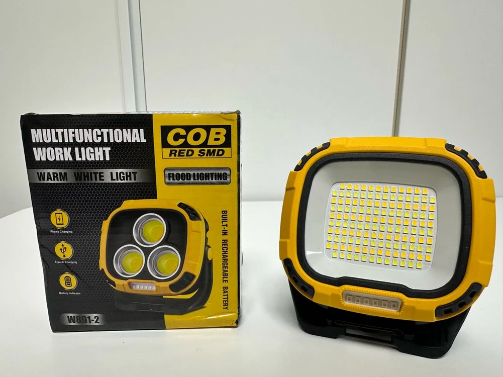 C타입 충전식 캠핑용 휴대용 탁상용 COB 라이트 판매합니다 이미지