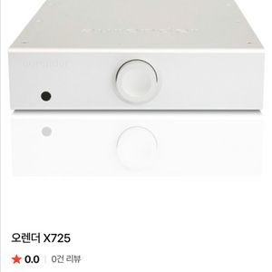 오렌더 x725 dac장착 앰프 이미지