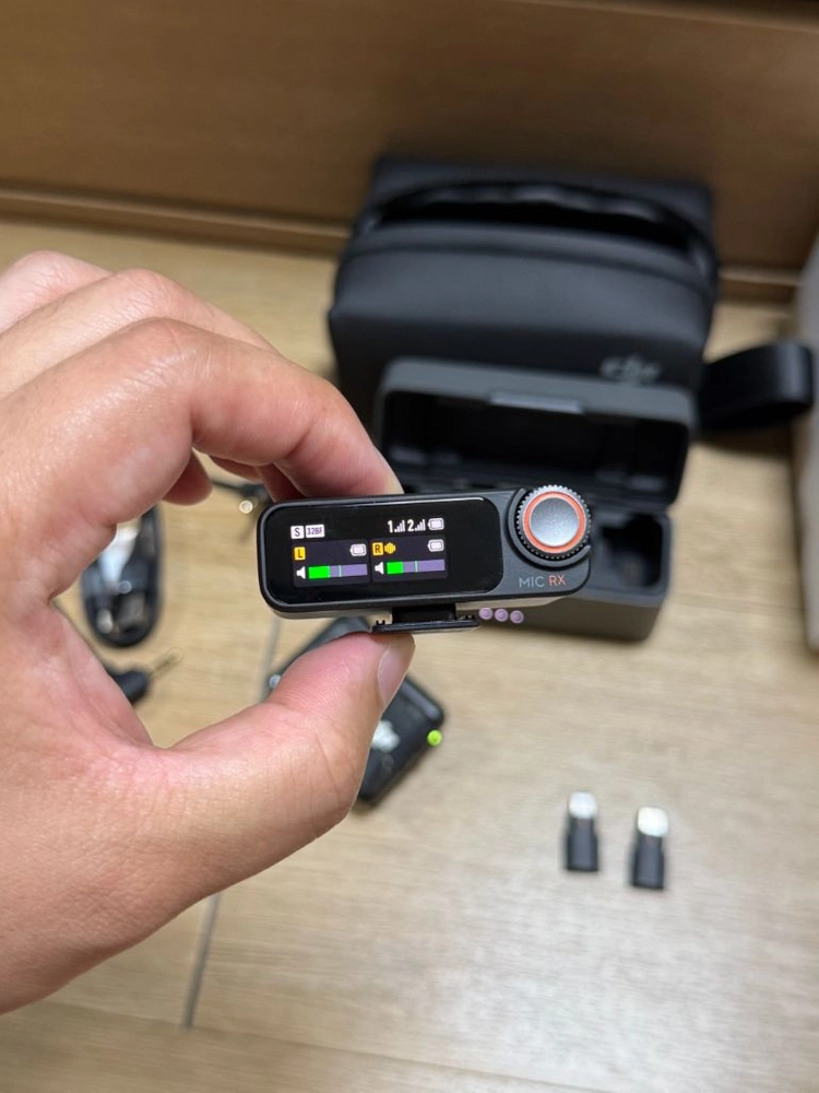 dji mic2 송수신기 세트, 블루투스 마이크, 무선마이크, 카메라 마이크 이미지