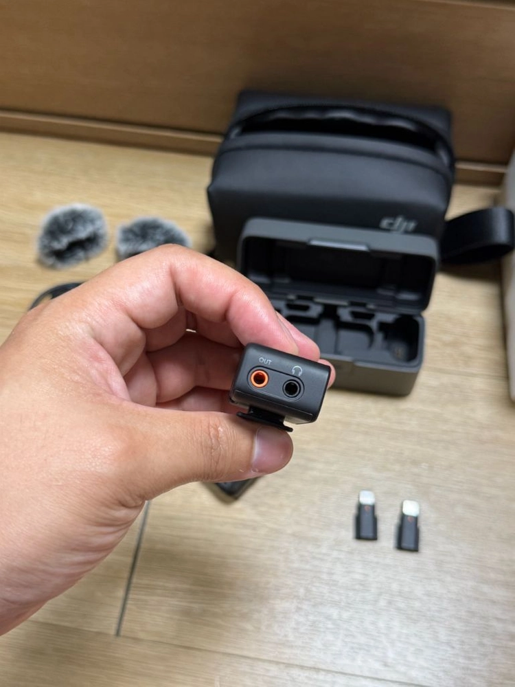 dji mic2 송수신기 세트, 블루투스 마이크, 무선마이크, 카메라 마이크 이미지
