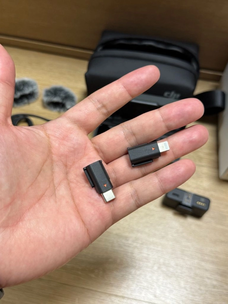 dji mic2 송수신기 세트, 블루투스 마이크, 무선마이크, 카메라 마이크 이미지