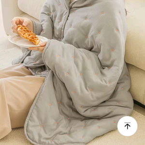 (새상품)입는담요 망토이불 무무그레이 숄 웜웨어 L 이미지