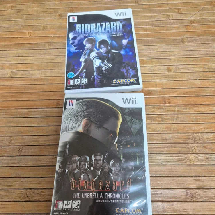 [wii] 바이오하자드 건콘 게임 두종 일괄 이미지