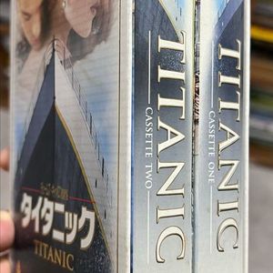 타이타닉 VHS 비디오테이프 일본판 (전2권) 이미지