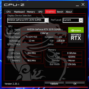 COLORFUL GeForce RTX 2070 SUPER 팝니다 이미지