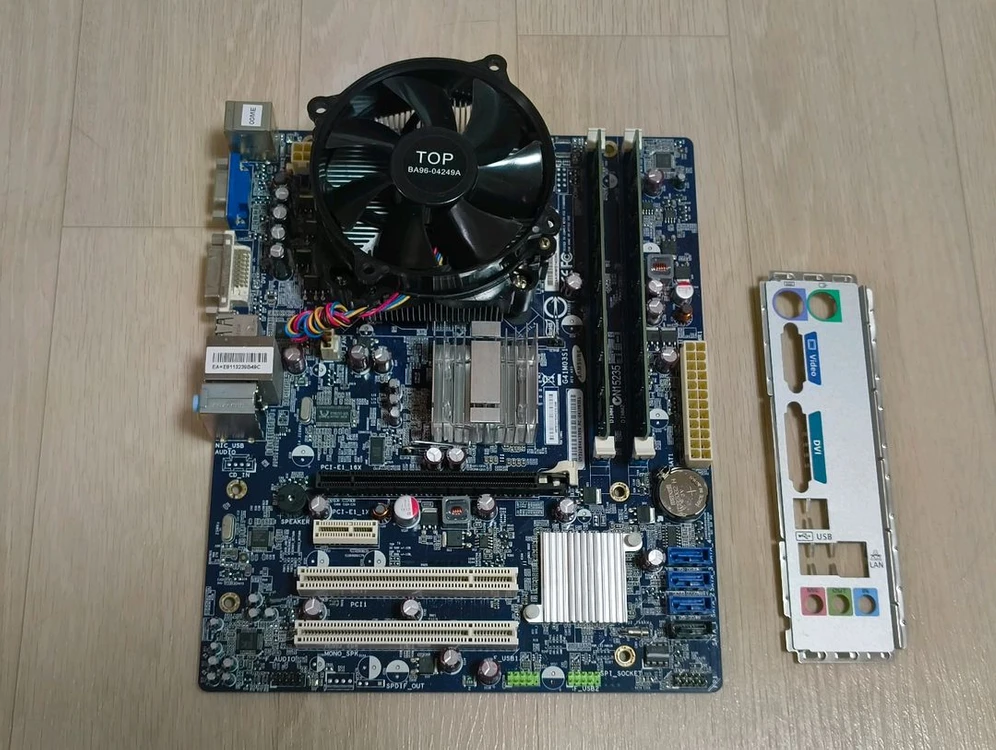 삼성 g41m03s1 보드 + 쿼드 Q8200 + 램 4기가 이미지