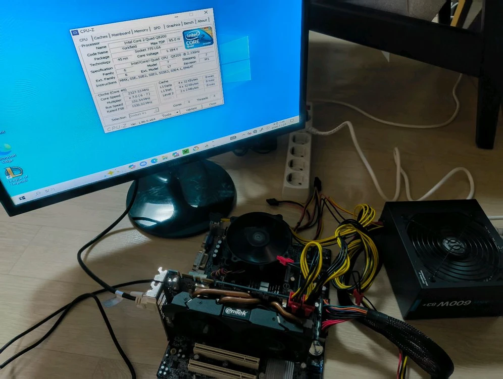삼성 g41m03s1 보드 + 쿼드 Q8200 + 램 4기가 이미지