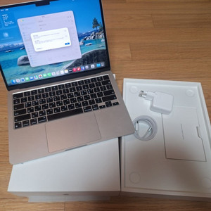 (A급) 맥북에어 M3 13형 8GB 256GB 실버 이미지