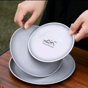 $[낼도착] 티타늄캠핑용품 티타늄접시 티타늄식기 이미지