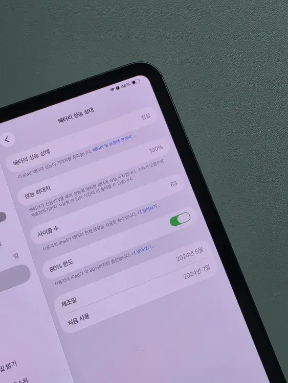 아이패드 프로 11인치 M4 256GB 와이파이 팝니다 이미지