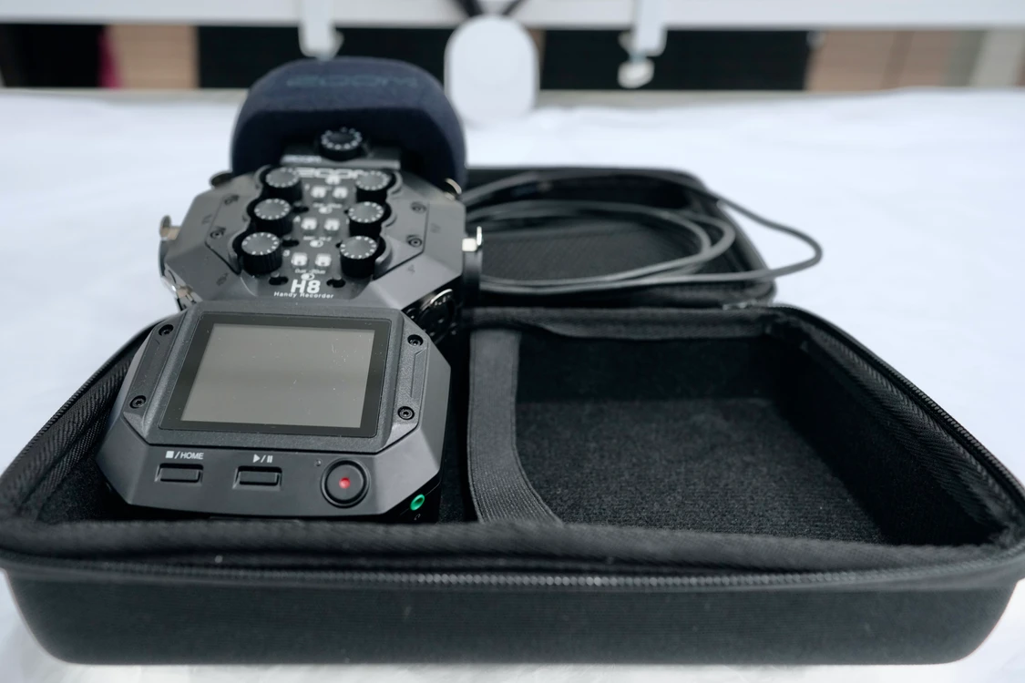 줌 h8 레코더 - 핸디 zoom handy recorder 슈어 젠하이저 마이크 dslr 소니 캐논 니콘 레코딩 이미지