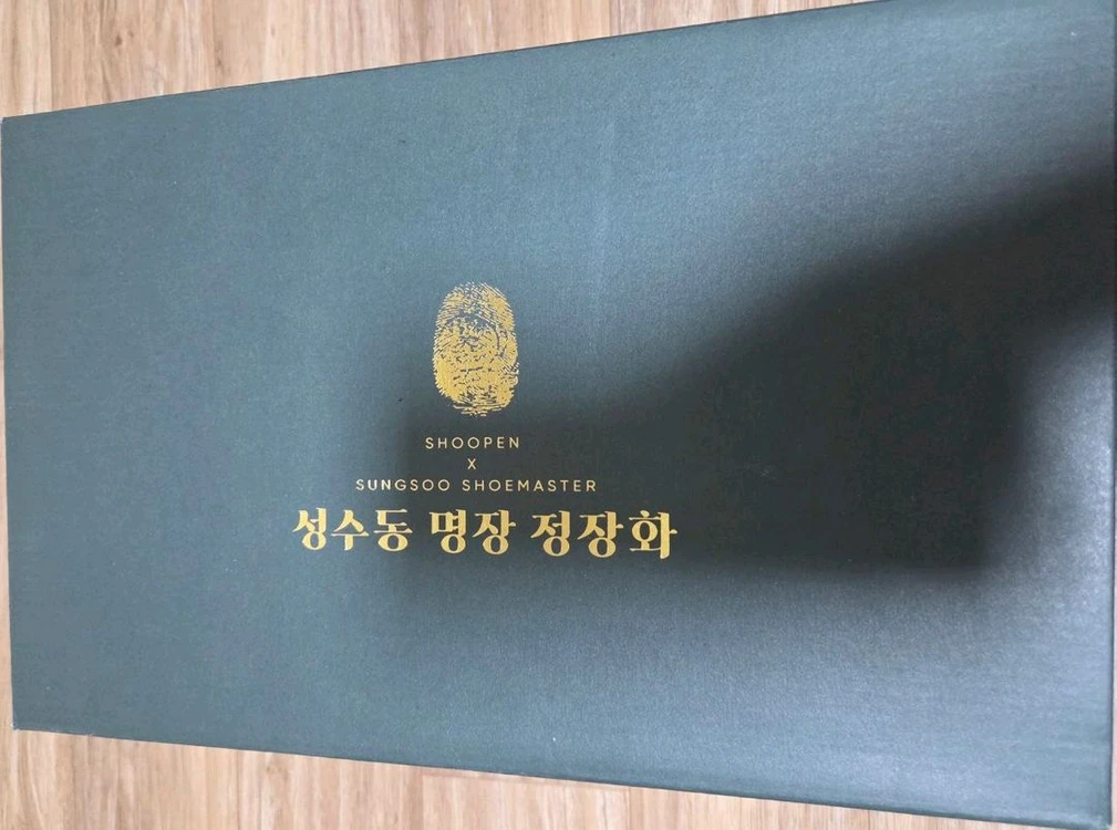 [미착용 제품] 슈펜 성수동 명장 구두 정장화 컴포트 밴딩 더비슈즈 BYSM78A31 블랙 / 브라운 280 사이즈 이미지
