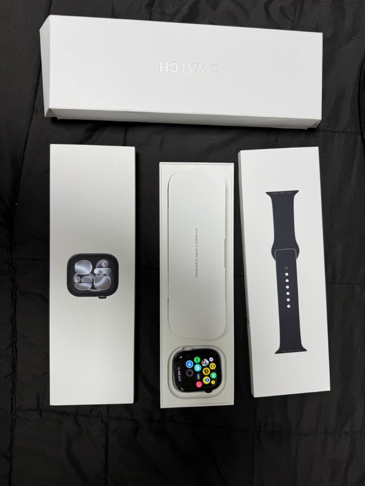 애플워치11 46mm gps 제트블랙 애플케어플러스 이미지