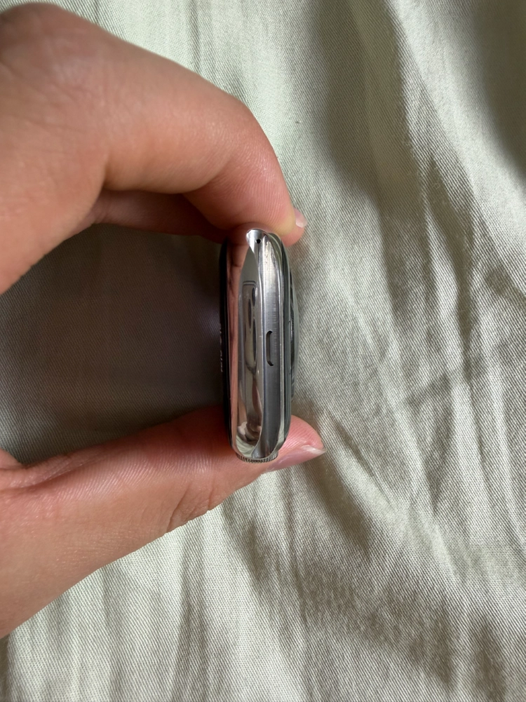 애플워치8 스테인리스 실버 45mm 셀룰러 이미지